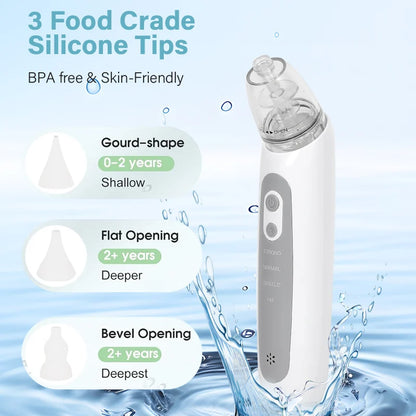 Rechargeable Baby Nasal Aspirator – Electric Nose Cleaner