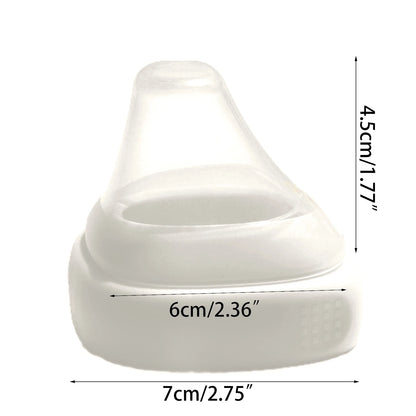 Square Handle Feeding Bottle Grip – Lightweight Easy-Grasp Design for Baby Bottles (6+ Months)