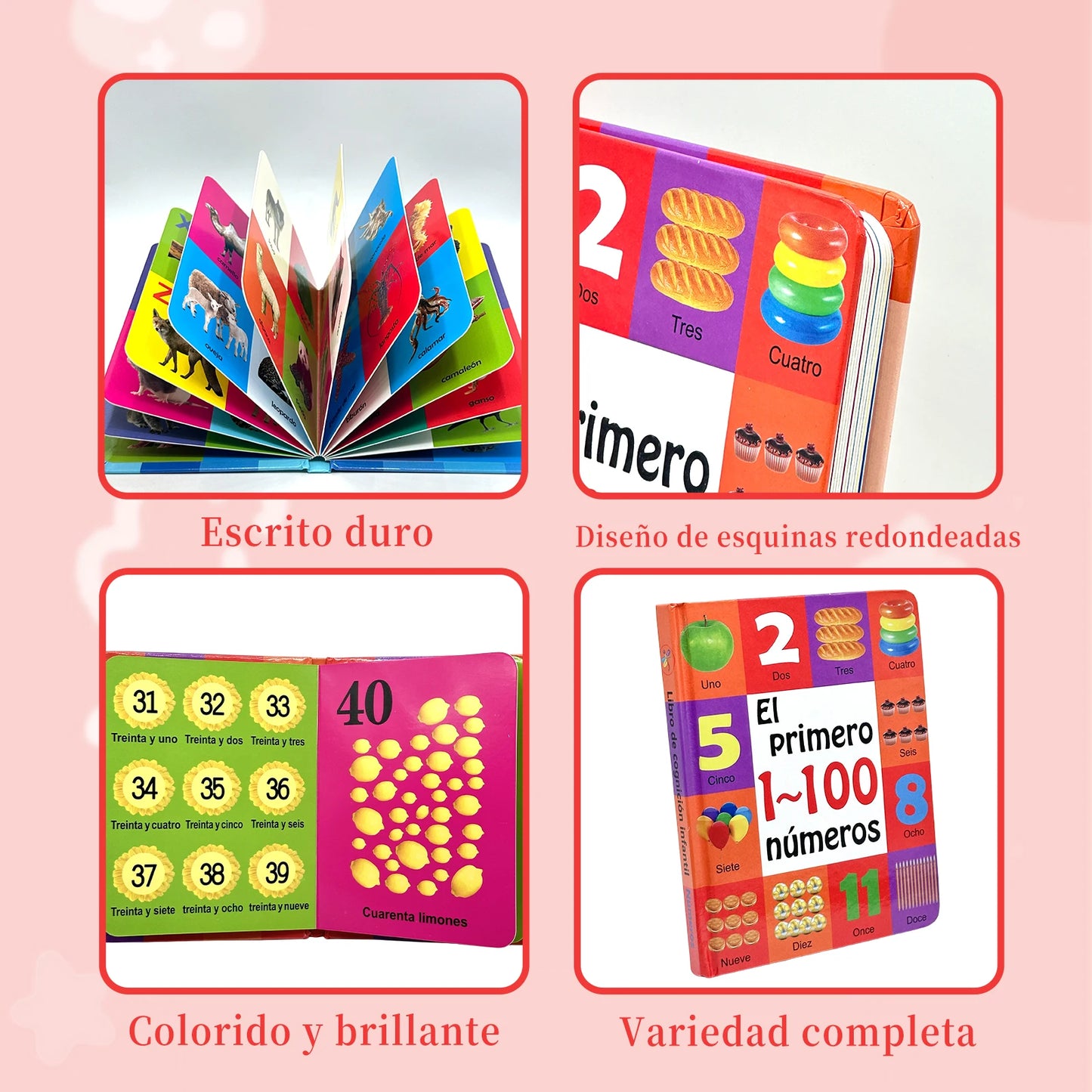 Spanish Children's Cognitive Encyclopedia - Early Learning Books for Kids 0-2 Years