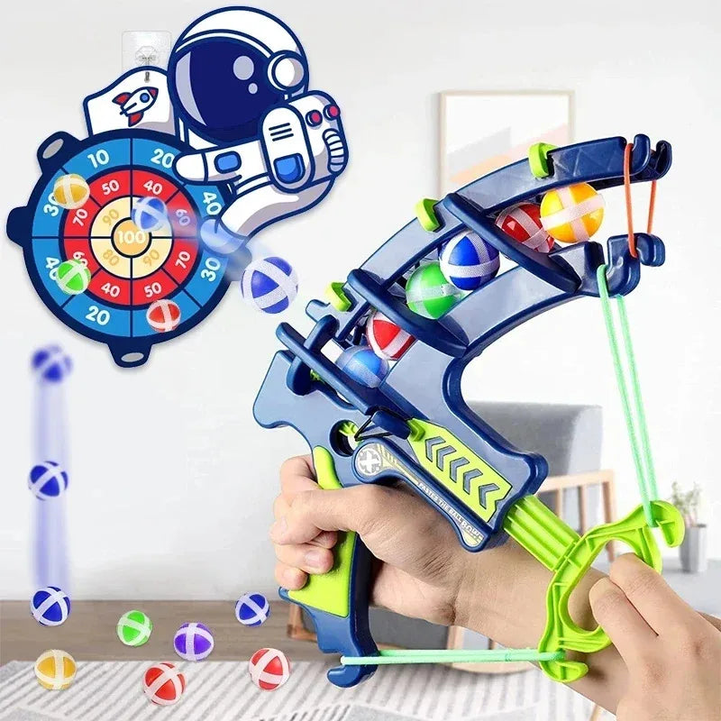 Educational Dart Board Game - Montessori Sticky Ball Target Game for Kids 3-7 Years