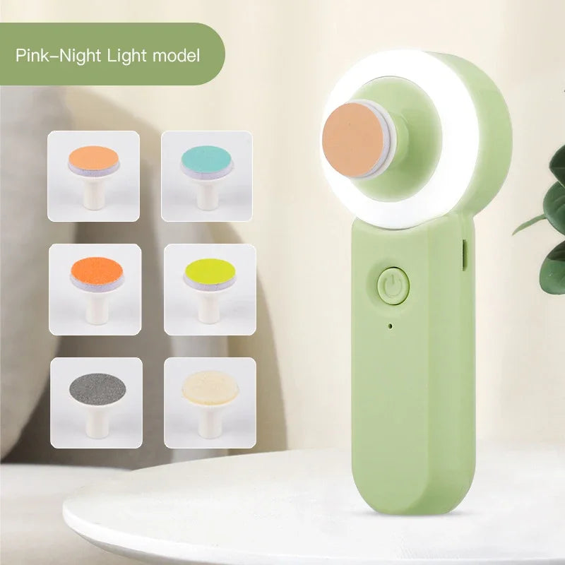 Luminous Rechargeable Baby Nail Grinder – Safe & Silent Electric Clipper for Newborns (0+ Months)