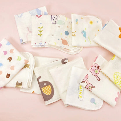 10-Pack Baby Muslin Washcloths – Soft Double-Layer Gauze