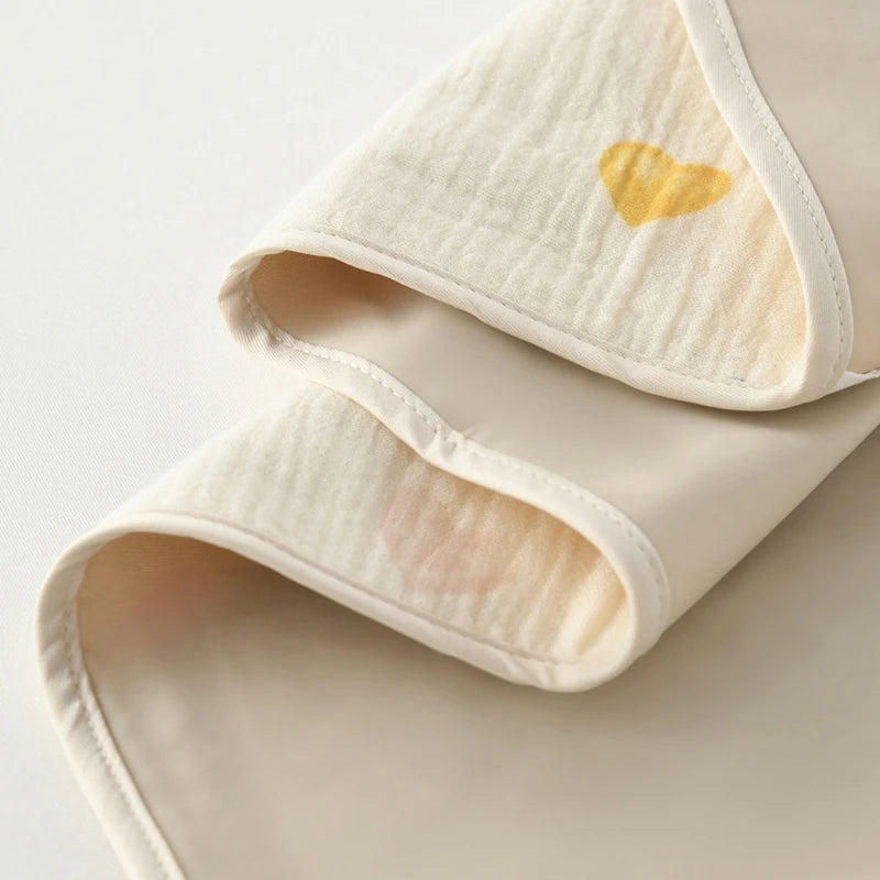 Portable Baby Diaper Table Protector - Reusable Waterproof Cotton Changing Pad