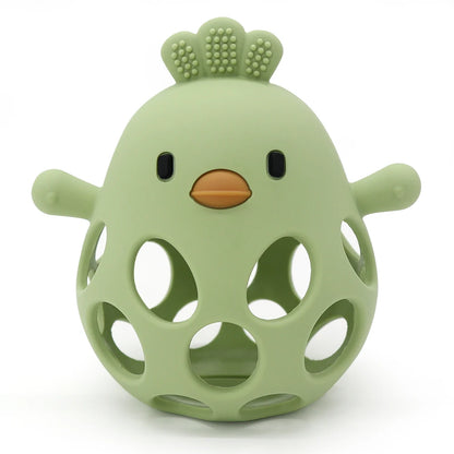 Silicone Baby Teething Glove – Chick Design 3+ Months