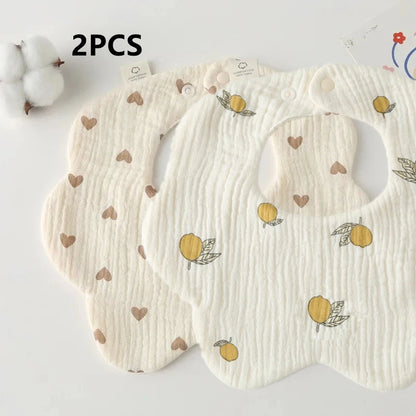 Baby Bandana Bib – Soft Feeding & Drool Cloth