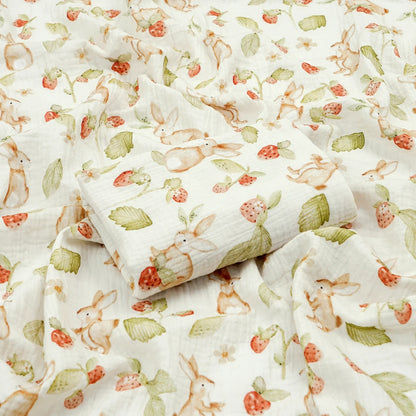 Kangobaby Cotton Muslin Blanket – Soft 80 × 80 cm Baby Towel