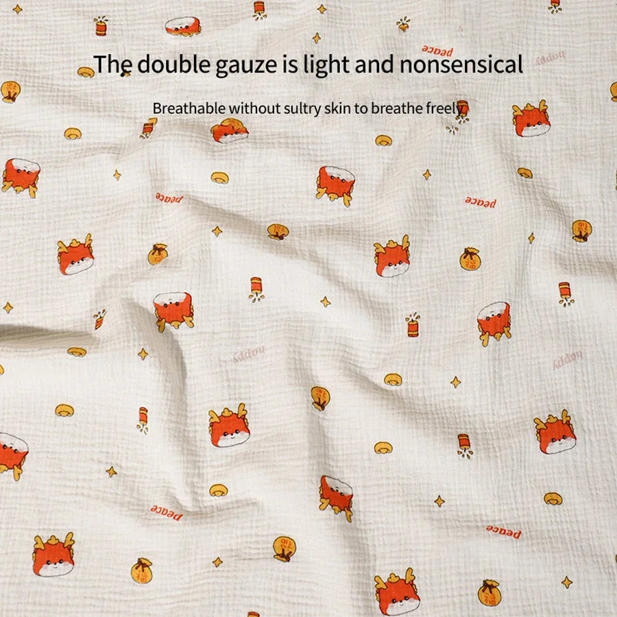 2Pc Cotton Muslin Blankets Baby Receiving Blanket for Newborn Muslin Swaddle Wrap Bedding Infant Bath Towel Baby Items