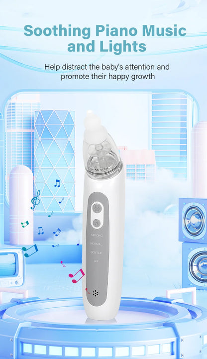 Rechargeable Baby Nasal Aspirator – Electric Nose Cleaner