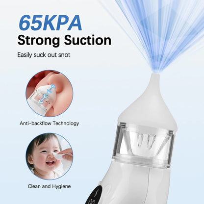 Electric Baby Nasal Aspirator – 9-Level Rechargeable Nose Cleaner