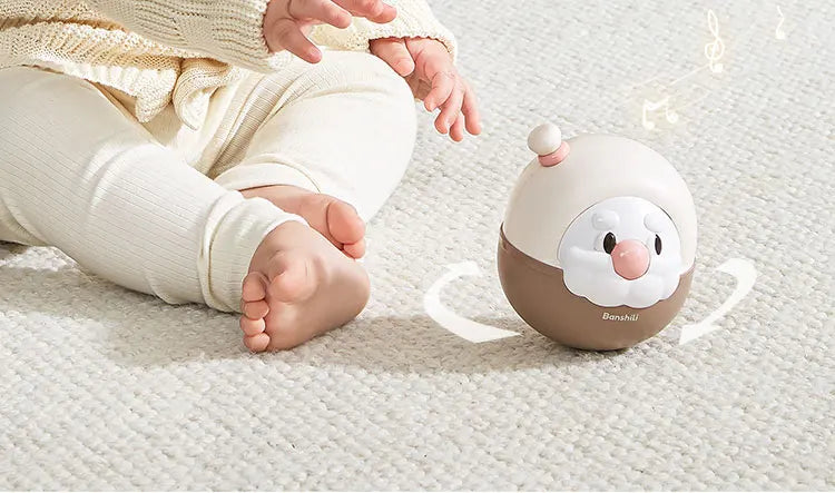 Silicone Baby Rattle Teether - Soft Chewable Sensory Toy for Infants 0-3 Years