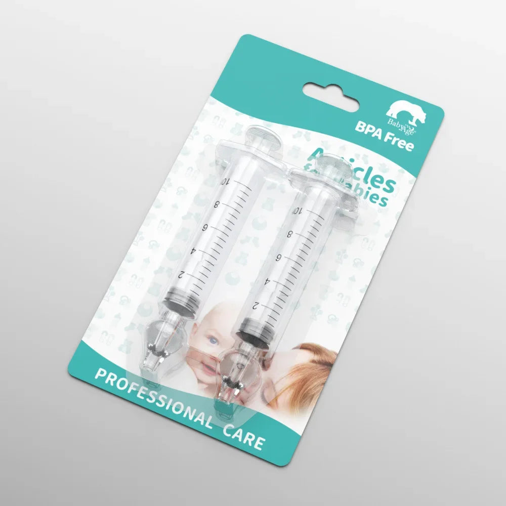 1/2/4/5/6/7PCS Silicone Baby Nasal Aspirator Syringe Baby Nose Cleaner Rhinitis Nasal Washer Irrigator Nose Washing for Children