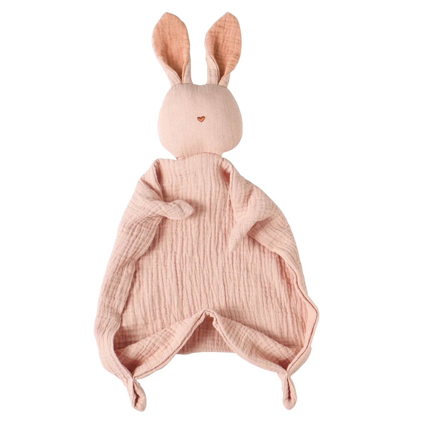 Baby Soothing Towel | 100% Muslin Cotton Comfort Blanket with Cute Bunny Design
