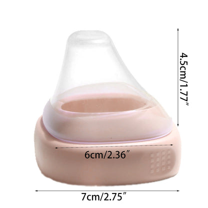 Square Handle Feeding Bottle Grip – Lightweight Easy-Grasp Design for Baby Bottles (6+ Months)