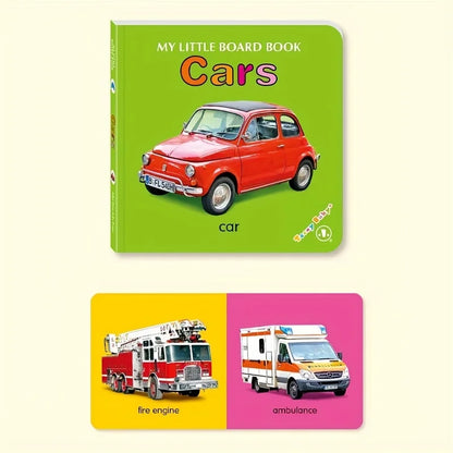 Baby Colorful Pattern Card Books - Interactive Sensory Development Toys for Early Reading
