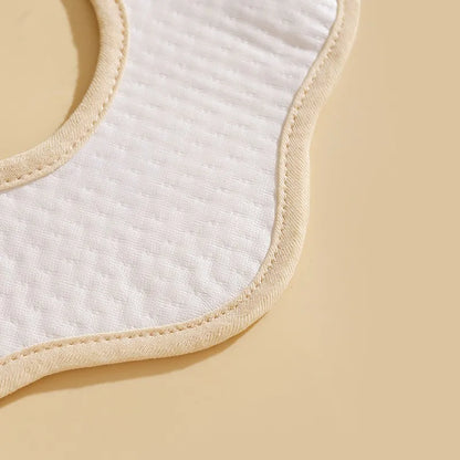 3-Pack Cotton Gauze Baby Bibs – Absorbent Feeding Set