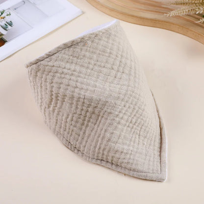 Cotton Baby Bandana Bib – Soft Feeding & Drool Scarf
