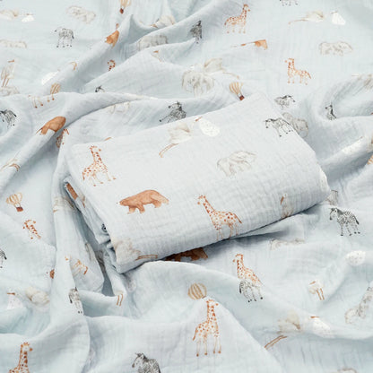 Kangobaby Cotton Muslin Blanket – Soft 80 × 80 cm Baby Towel