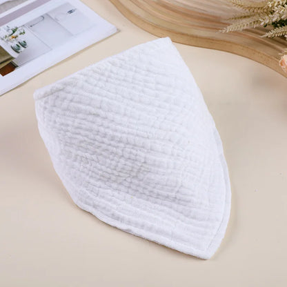 Cotton Baby Bandana Bib – Soft Feeding & Drool Scarf