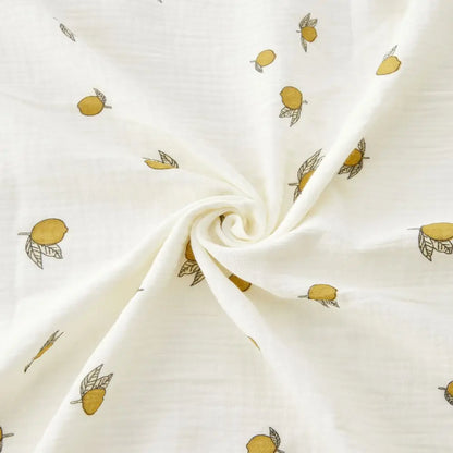 Cotton Muslin Swaddle Blanket – Tassel Baby Wrap