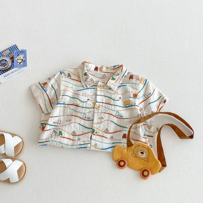 Cartoon Baby Jumpsuit – Soft Everyday Romper 0–24 Months