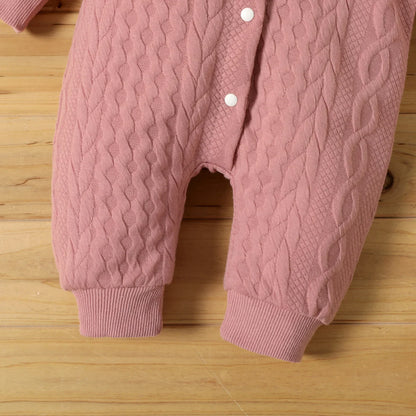 Cute Ears Hooded Baby Romper - Long Sleeve Bodysuit for Newborns 0-18 Months