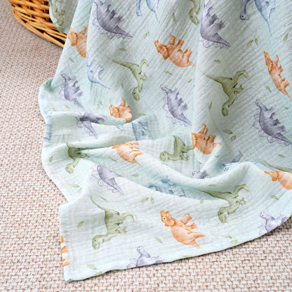 Kangobaby Cotton Muslin Blanket – Soft 80 × 80 cm Baby Towel