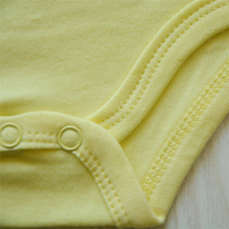 10 Pcs Baby Bodysuits Newborn Jumpsuits Wholesale Summer Body Toddlers Jumpers Onesies Basic Solid Growings Grows Sleepsuits