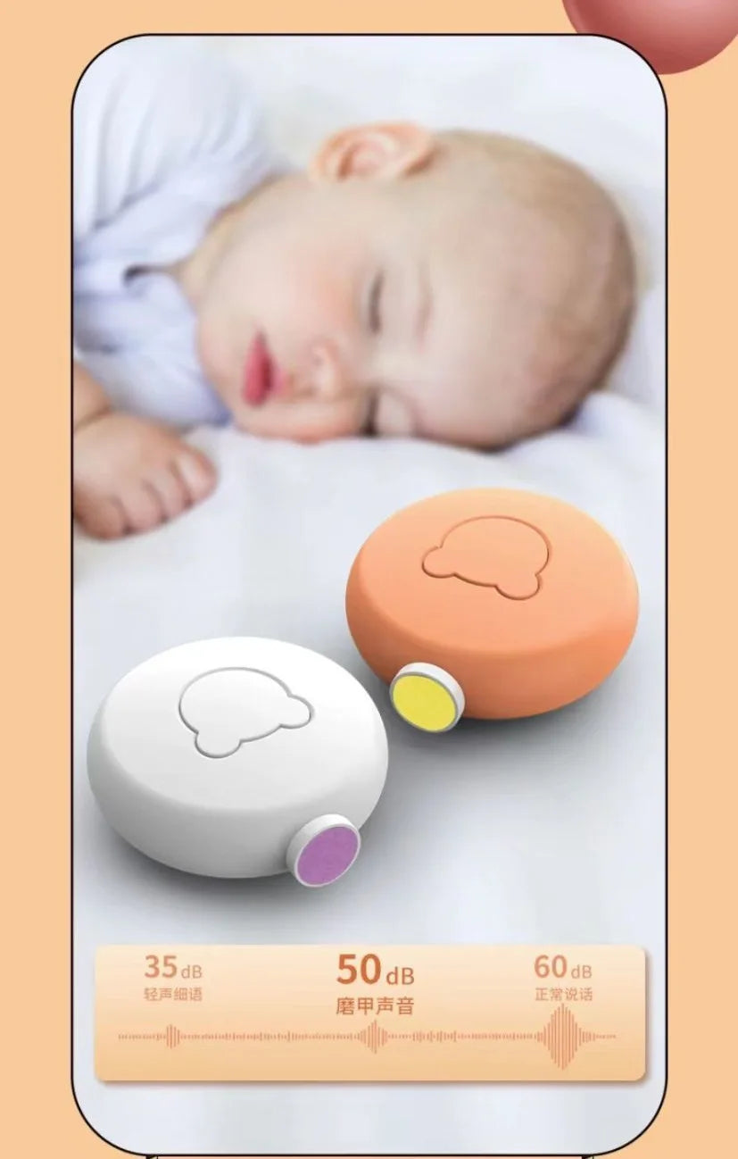 Electric Baby Nail Trimmer Grinding Heads Set - Safe Newborn Manicure Kit