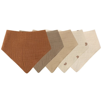 5-Pack Gauze Baby Burp Cloths – Soft Absorbent Towels