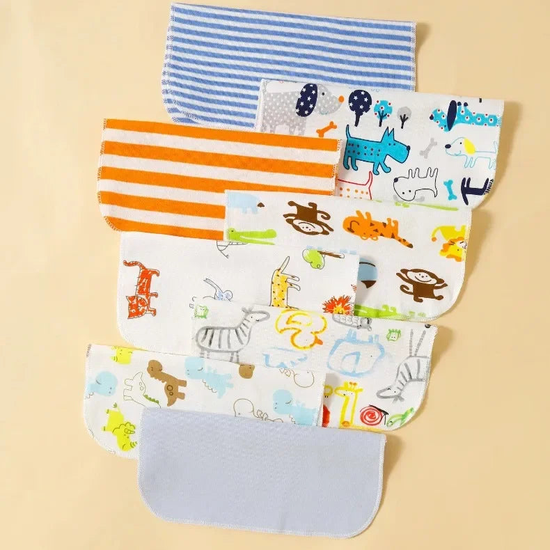 8-Piece Cotton Baby Towel Set – Soft Washcloths & Handkerchiefs for Newborns (0-24 Months)