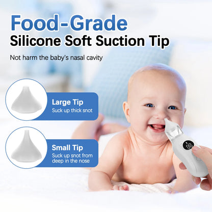 Electric Baby Nasal Aspirator – 9-Level Rechargeable Nose Cleaner