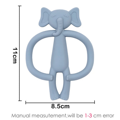 Silicone Baby Teether – Cartoon Gum Relief Toy 3+ Months