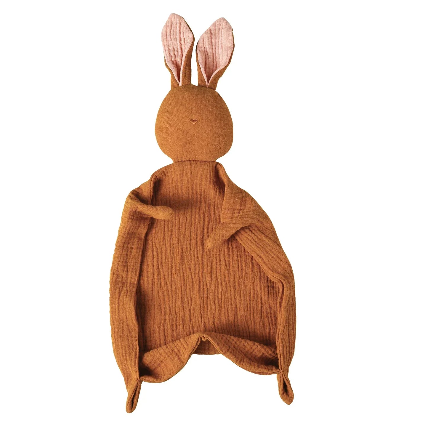 Baby Soothing Towel | 100% Muslin Cotton Comfort Blanket with Cute Bunny Design