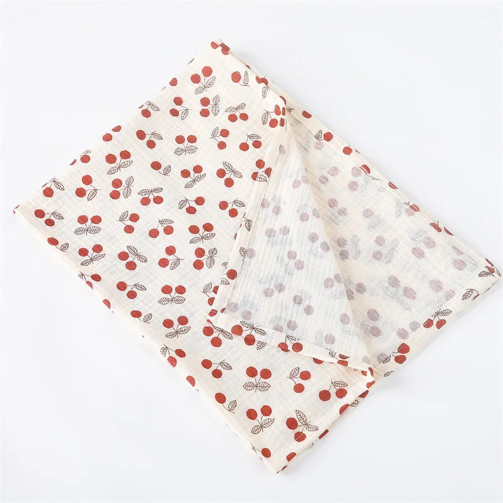 Cotton Receiving Blanket for Newborn Gauze Muslin Baby Blanket  New Born Swaddle Wrap Kids Bath Towel Baby Stroller Blanket