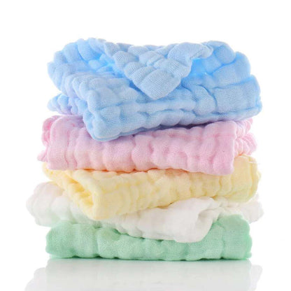 6-Layer Muslin Baby Towel – Soft Face & Burp Cloth
