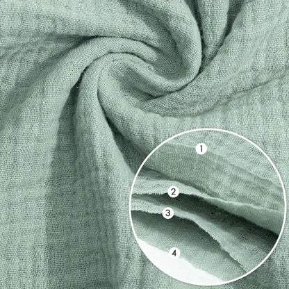 5-Pack Baby Muslin Towel Set - Soft Cotton Gauze Washcloths for Newborns