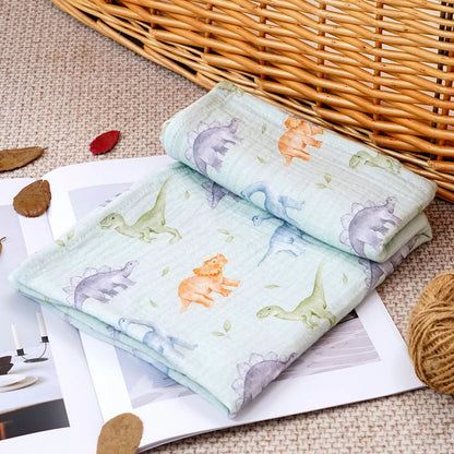 Kangobaby Cotton Muslin Blanket – Soft 80 × 80 cm Baby Towel