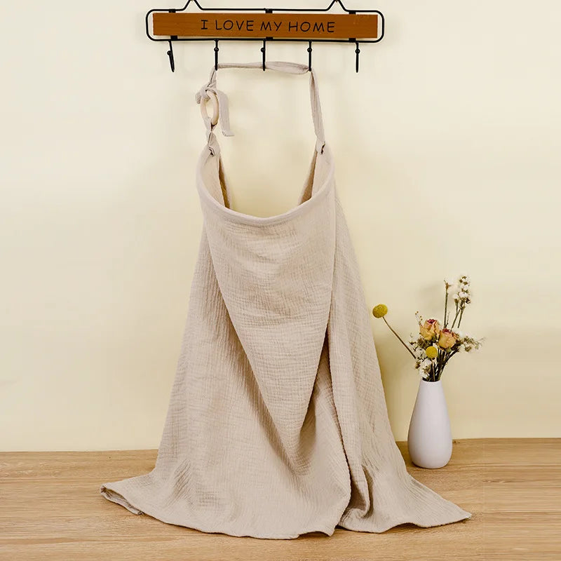 Premium Cotton Nursing Cover - Adjustable Privacy Breastfeeding Apron