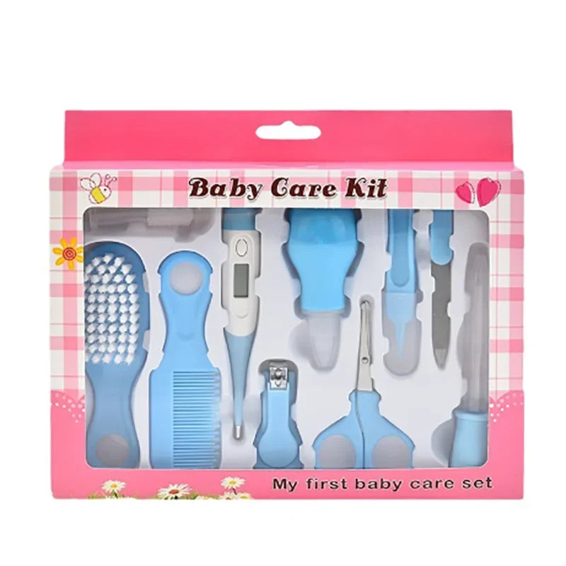 10-Piece Newborn Care Set – Essential Baby Nail Clipper & Nasal Suction Kit (0+ Months)