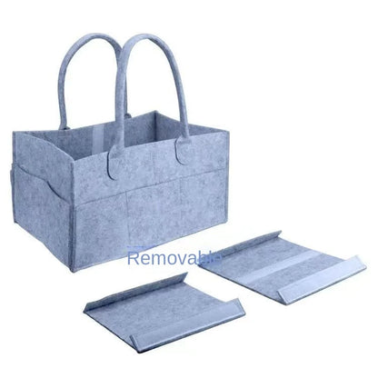 Portable Diaper Organizer — Gray