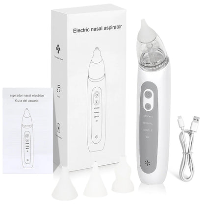 Rechargeable Baby Nasal Aspirator – Electric Nose Cleaner