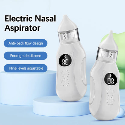 Electric Baby Nasal Aspirator – 9-Level Rechargeable Nose Cleaner