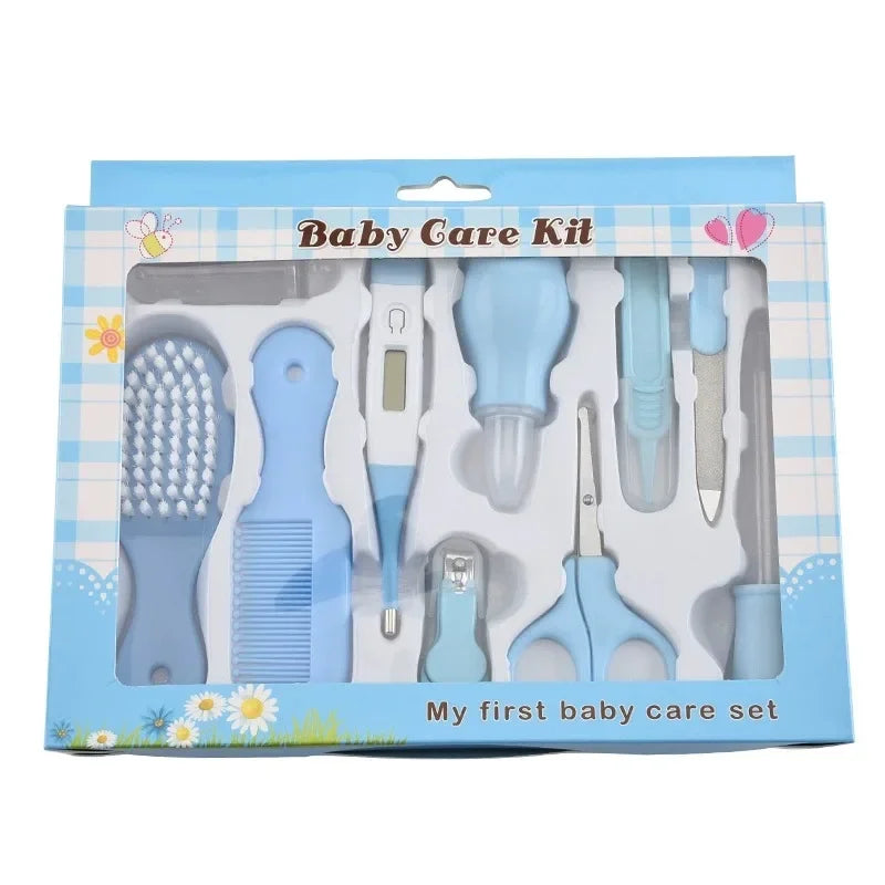 10-Piece Newborn Care Set – Essential Baby Nail Clipper & Nasal Suction Kit (0+ Months)