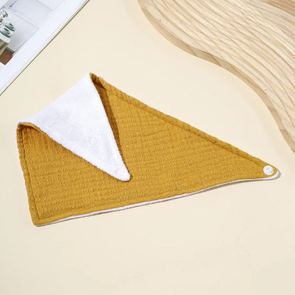 Cotton Baby Bandana Bib – Soft Feeding & Drool Scarf