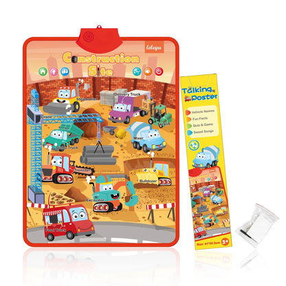 Interactive Alphabet Wall Chart – Talking ABC Learning Poster