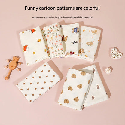 Cotton Muslin Baby Blanket – 100 × 100 cm