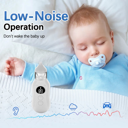 Electric Baby Nasal Aspirator – 9-Level Rechargeable Nose Cleaner