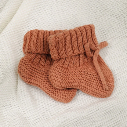 Knitted Baby Sock Shoes – Warm First-Walker Booties