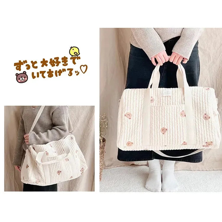 Large Maternity Pack Baby Diaper Bag for Mommy Stroller Nappy Organizer Portable Luggage Tote Bags Travel Changing Messenger Bag